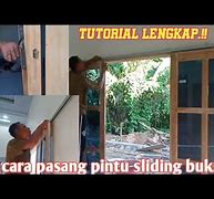 Cara Keluarkan Pintu Sliding Kayu 4 Pintu