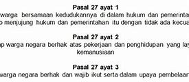 Contoh Kasus Pelanggaran Pasal 27 Ayat 2 Uud 1945